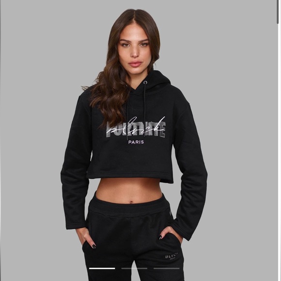 Blvck x Fortnite Cropped Hoodie Women’s - Picture 5 of 7